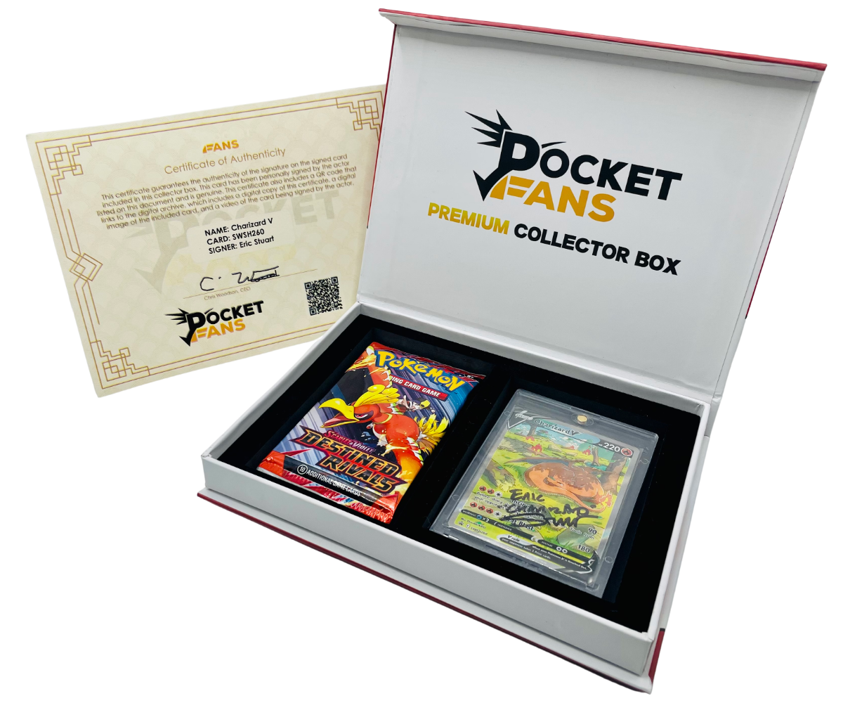 PocketFans Collector Box: Signed Pokmon Card & Packs PocketFans Collector Box: Signed Pokmon Card & Packs